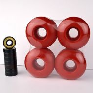 Yocaher Blank 52mm Color Wheels + ABEC 7 Color Bearings for Pro/Regular Skateboards