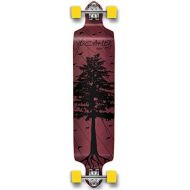 Yocaher in The Pines RED Longboard Complete Skateboard - Available in All Shapes