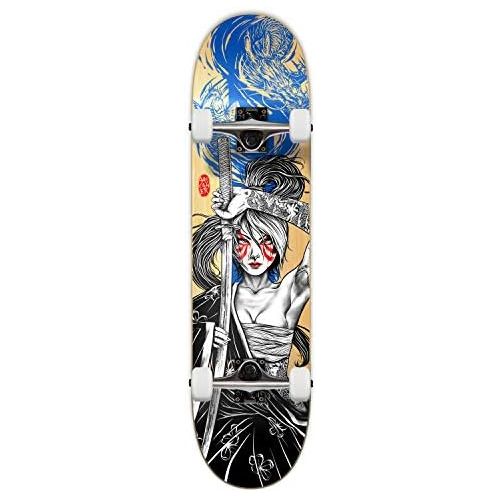  Yocaher Anime Series Complete 7.75 Pro Skateboards, Canadian Maple Skateboard Double Kick Deck, Standard Skateboard for Kids, Adult, Man, Woman, Beginners or Professional Skaters