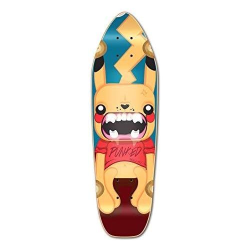  Yocaher Punked Skateboards Longboard Deck - Mini Cruiser Deck Pika