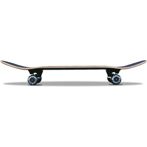  Yocaher Blank Complete Skateboard Black 7.5 Skateboards