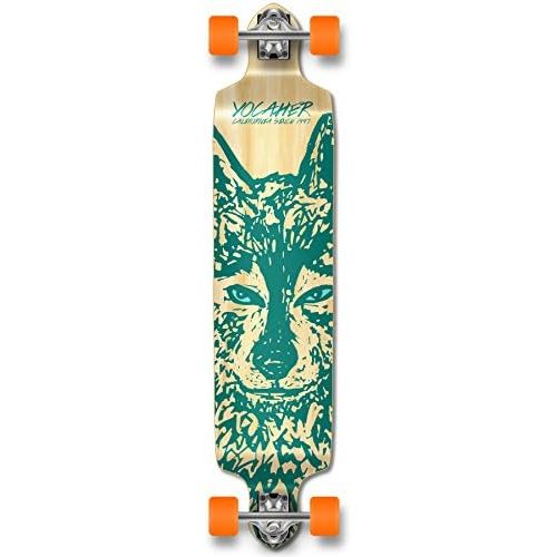  Yocaher Spirit Wolf Longboard Complete Skateboard Cruiser - Available in All Shapes