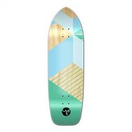 Yocaher Geometric Series Skateboard Longboard Old School Deck Only ? Geometric Green