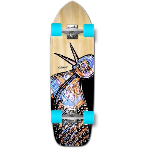  Yocaher The Bird Series: Natural Longboard Complete Skateboard - Available in All Shapes