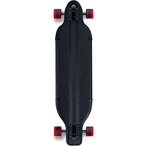  Yocaher Aluminum Gold or Black Skateboards Longboard Drop Through Deck ONLY or Complete Long Board, for Boys, Girls, Kids, Teens and Adults and for Beginners to Professionals