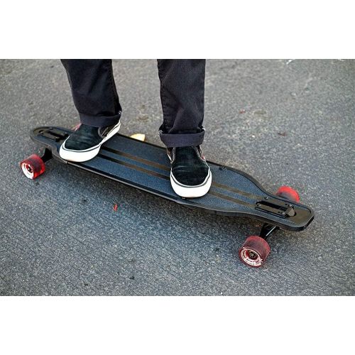  Yocaher Aluminum Gold or Black Skateboards Longboard Drop Through Deck ONLY or Complete Long Board, for Boys, Girls, Kids, Teens and Adults and for Beginners to Professionals