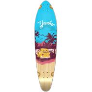 Yocaher Kicktail concave Pro Longboard Complete Cruiser Freeride Skateboard and Decks