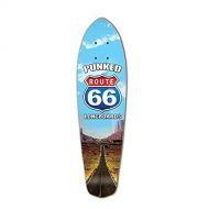 Yocaher Route 66 Series Skateboard Longboard Micro Cruiser Deck Only ? The Run