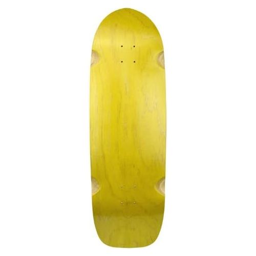  Yocaher Blank Longboard Deck Old School Board 33 X 10 Skateboard (Yellow)