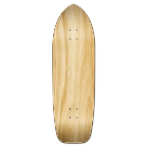  Yocaher Blank Longboard Deck Old School Board 33 X 10 Skateboard, Blue