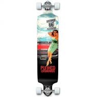 Yocaher Punked Route 66 Series RTE 66 Longboard Complete Skateboard - Available in All Shapes (Drop Down)