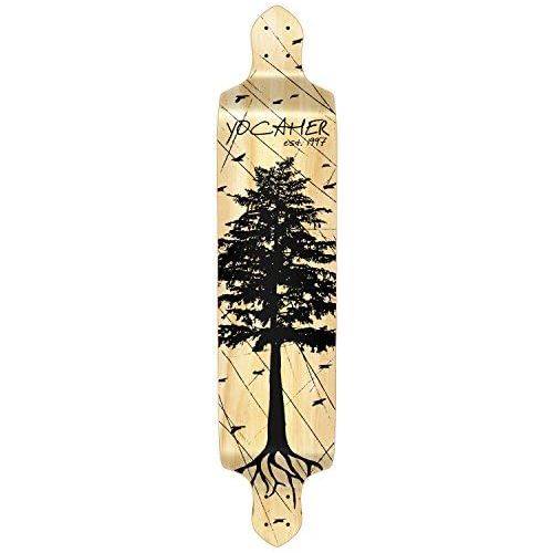  Yocaher in The Pines Natural Longboard Complete Skateboard - Available in All Shapes