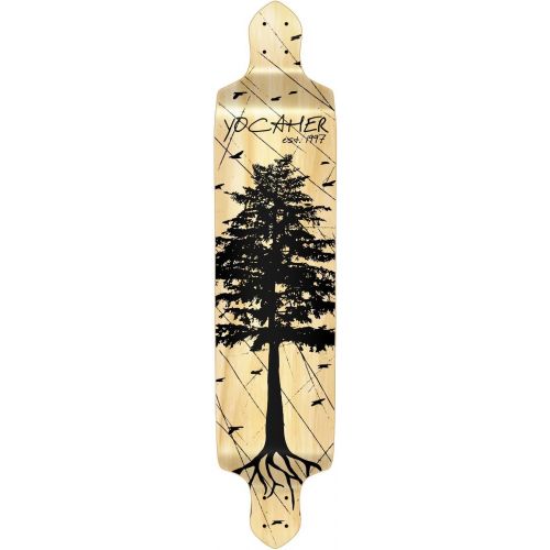  Yocaher in The Pines Natural Longboard Complete Skateboard - Available in All Shapes