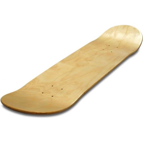  Yocaher Skateboards Professional Canadian Maple Blank Skateboard Deck. Pro Skateboard Deck Size: 7.5, 7.75, 8.0, 8.25, 8.5 Colors: Natural, Black, Blue, Red, Green, Purple (Skatebo