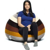 Yogibo Pod X Small Bean Bag Lounger Chair for Adults and Teens with Filling, Soft, Plush, Comfy, Sensory Lounge Beanbag, Washable Cover, Neutral