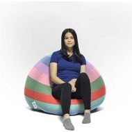 Yogibo Pod X Small Bean Bag Lounger Chair for Adults and Teens with Filling, Soft, Plush, Comfy, Sensory Lounge Beanbag, Washable Cover, Pastel