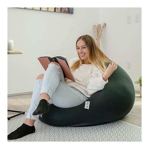  Yogibo Pod X Small Bean Bag Lounger Chair for Adults and Teens with Filling, Soft, Plush, Comfy, Sensory Lounge Beanbag, Washable Cover, Pastel