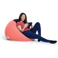Yogibo Pod X Small Bean Bag Lounger Chair for Adults and Teens with Filling, Soft, Plush, Comfy, Sensory Lounge Beanbag, Washable Cover, Coral