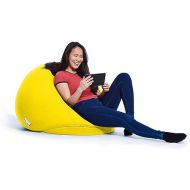 Yogibo Pod X Small Bean Bag Lounger Chair for Adults and Teens with Filling, Soft, Plush, Comfy, Sensory Lounge Beanbag, Washable Cover, Yellow