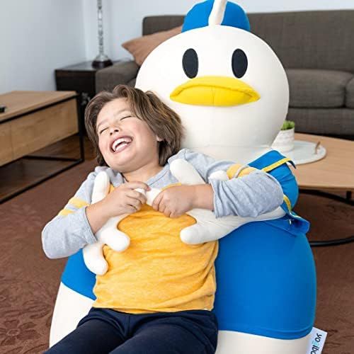  Yogibo Disney Bean Bag for Kids, Mickey and Friends Hugger Toy, Huggable Comfortable Cuddly Big Donald Duck Beanbag Lounge Chair for Children