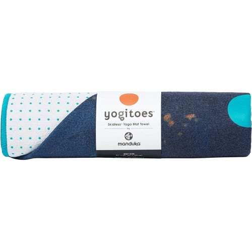 만두카 Manduka yogitoes Yoga Mat Towel, Solid, Garnet