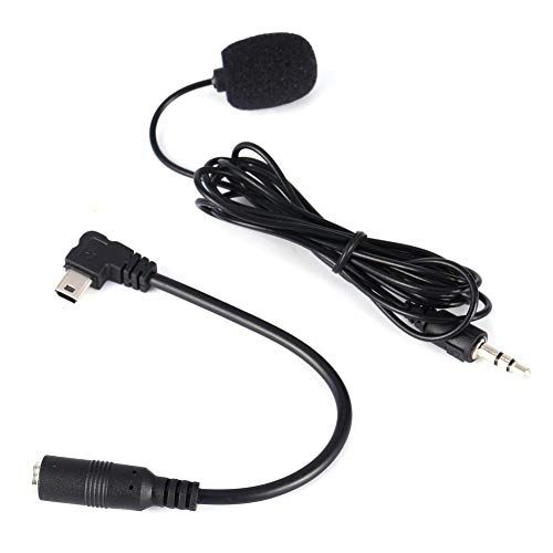  Yoidesu Mini Microphone 3.5mm External Microphone Clip On Mic + Adapter Cable for GoPro Hero4 3/3+