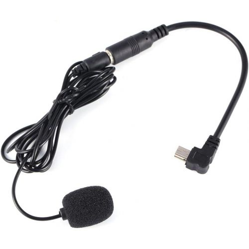  Yoidesu Mini Microphone 3.5mm External Microphone Clip On Mic + Adapter Cable for GoPro Hero4 3/3+