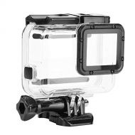 Yoidesu Sports Action Waterproof Case Protective with Touchable Back Cover Sports Action Waterproof Housings for Gopro Hero 7 Silver/White (with Touch Screen)