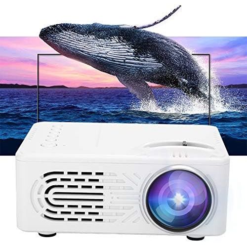  Yoidesu Mini Projector, Portable Video Projector Home Theater, Full HD 1080P Movie Projector Compatible with Mobile Hard Disk, Memory Card, U Disk