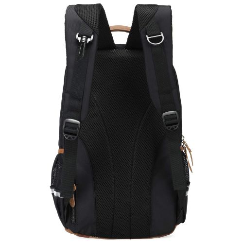  Yojoy Kids Backpack for School Waterproof Lightweight Bookbag for Children Elementary School Bags for Boys (Black)