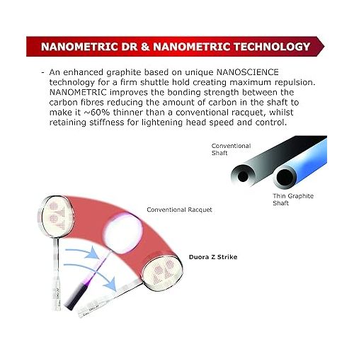  Yonex Badminton Racket- Duora Z- Strike