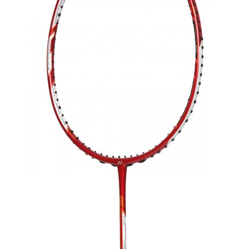  Yonex Duora 7 Red Badminton Racket (Red, Strung with NG98 at 24lb)