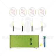 /2017 Yonex 4 Rackets Badminton Combo Set