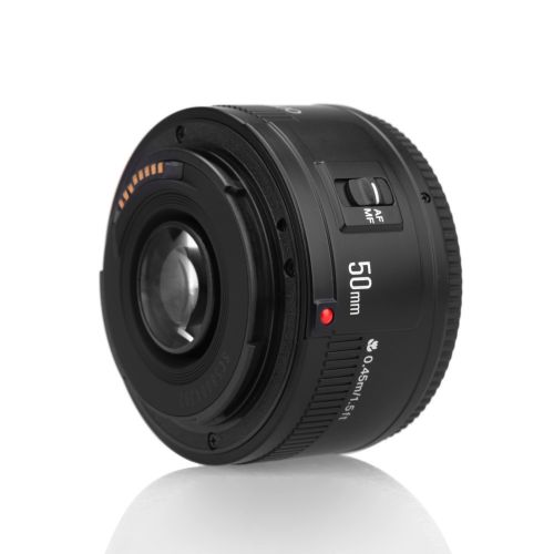  Yongnuo YONGNUO YN EF 50mm f/1.8 AF Lens 1:1.8 Standard Prime Lens Aperture Auto Focus for Canon EOS DSLR Cameras