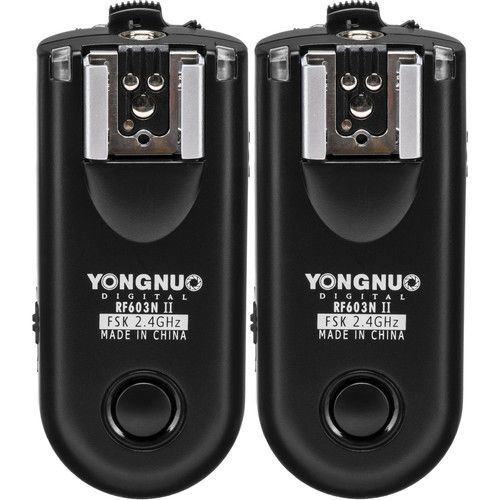  Yongnuo RF-603N II Wireless Flash Trigger Kit for Nikon DC2 Connection