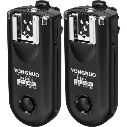  Yongnuo RF-603N II Wireless Flash Trigger Kit for Nikon DC2 Connection