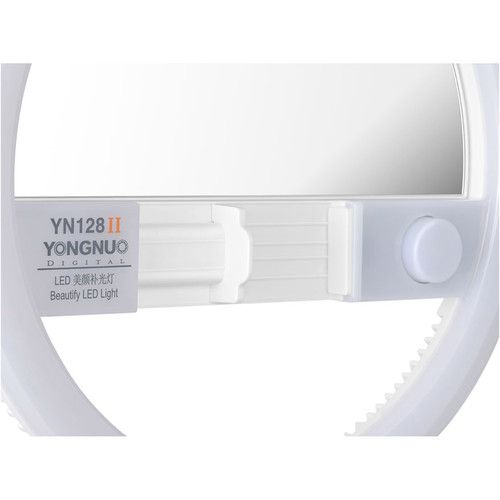  Yongnuo App-Controllable Portable LED Ring/Beauty Light with Integrated Mirror (White)