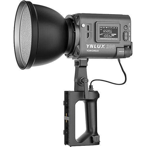  Yongnuo LUX200 Handheld Daylight LED Monolight Kit (Black)