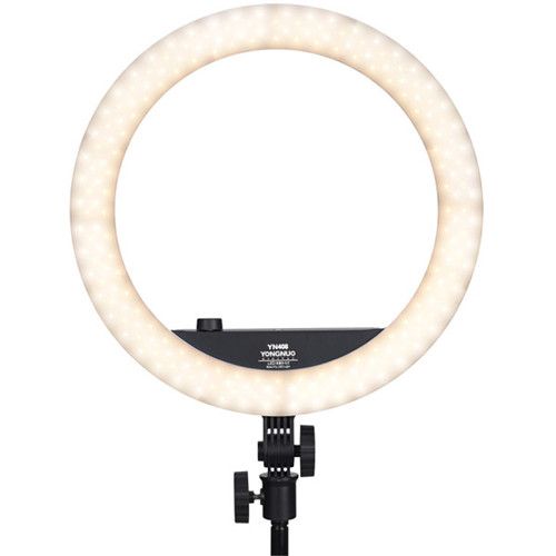  Yongnuo YN408 Bi-Color LED Ring Light with Phone Stand