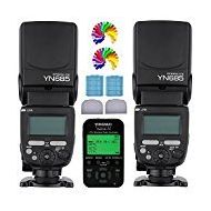YONGNUO YN685 N Wireless Flash Speedlite 2PC + YN622N TX Flash TTL Trigger Remote Control Transceivers 2.4G For Nikon Digital Camera