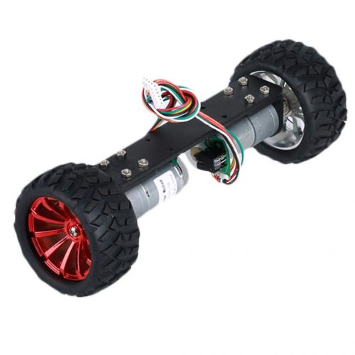  Yongse DIY JGA25-360 12V 1.25W Two Wheel Self Balancing Smart Robot Car Metal Frame Chassis Kit