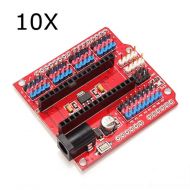 Yongse 10Pcs Multi-Function Funduino Nano Shield Nano Sensor Expansion Board