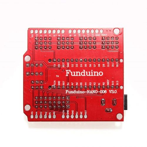  Yongse 10Pcs Multi-Function Funduino Nano Shield Nano Sensor Expansion Board