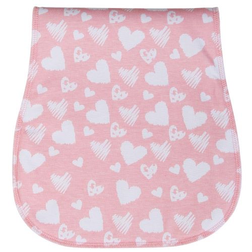  [아마존베스트]YOOFOSS Baby Burp Cloths 3 Layer Burp Bibs Curved Soft and Absorbent for Girl 4 Pack Burping Towels by...