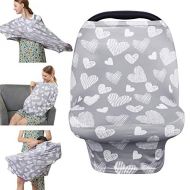 [아마존베스트]YOOFOSS Nursing Cover - Breastfeeding Cover Carseat Canopy, Infant Stroller Cover, Car Seat Covers for Babies by...