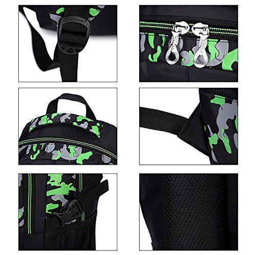  Yookeyo Waterproof School Bag Students Backpack Children Bookbags