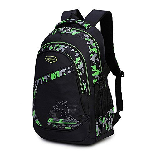  Yookeyo Waterproof School Bag Students Backpack Children Bookbags