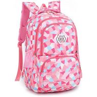 Yookeyo Backpack for Girls School Bookbag Daypack Travel bag Geometric Prints
