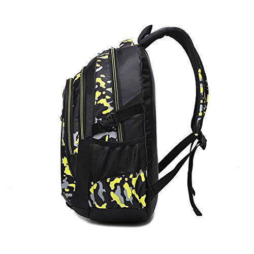  Yookeyo School Backpacks for Boys Waterproof Durable Bookbag Student Backpack