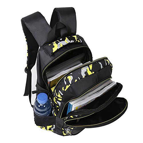  Yookeyo School Backpacks for Boys Waterproof Durable Bookbag Student Backpack